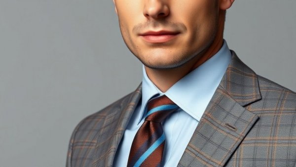 Stylish plaid suit displaying dos and don'ts of suits.