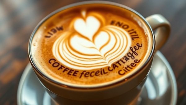Latte art promoting Kansas City events with text overlay.