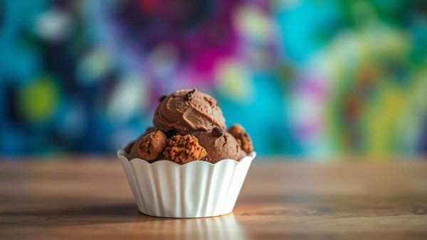 Best ice cream in Kansas City - chocolate with cookie crumbs.