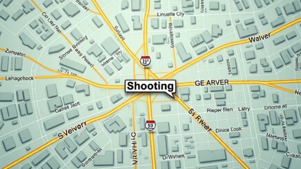 Digital map of Kansas City neighborhoods showing shooting location.