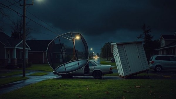 Kansas City neighborhoods post-storm damage