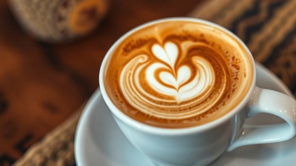 Latte art promoting Kansas City events with 'KC Sipps'.