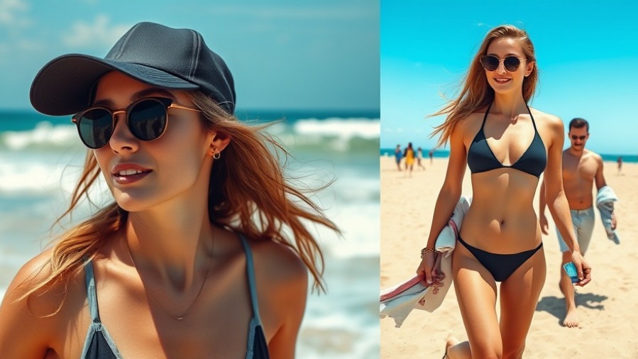 Jessica Alba enjoying a beach day in Gold Coast Queensland, filming The Mark.