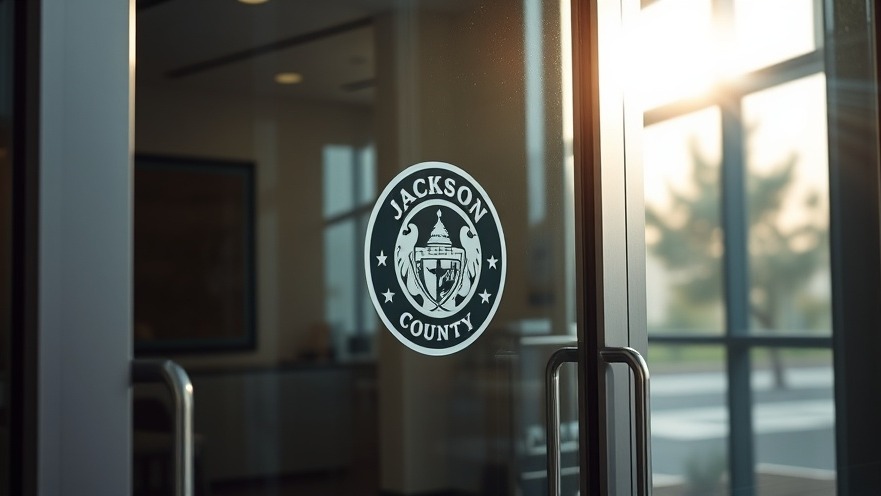 Cinematic look at a Kansas City office entrance with reflective surfaces.