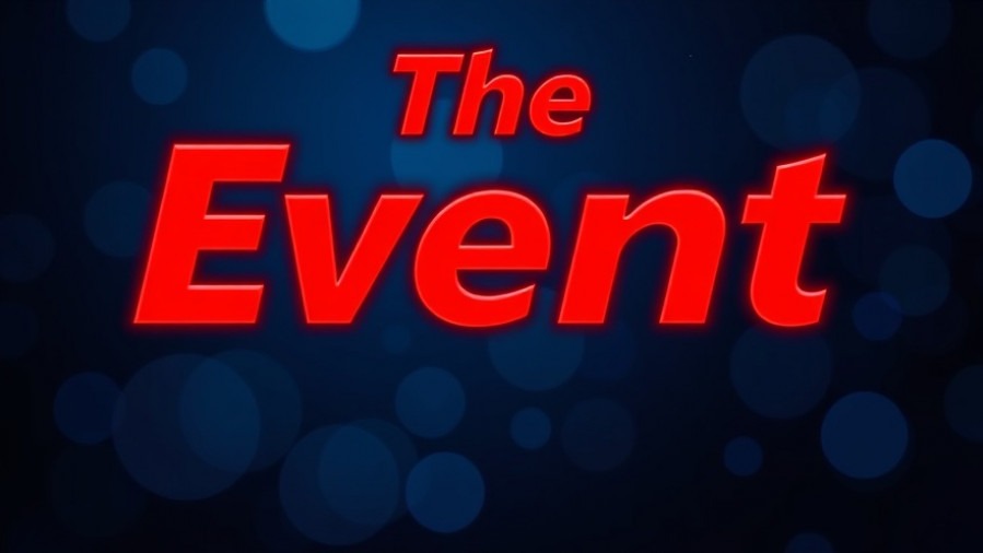 Bold event announcement for Kansas City local living in vibrant colors.