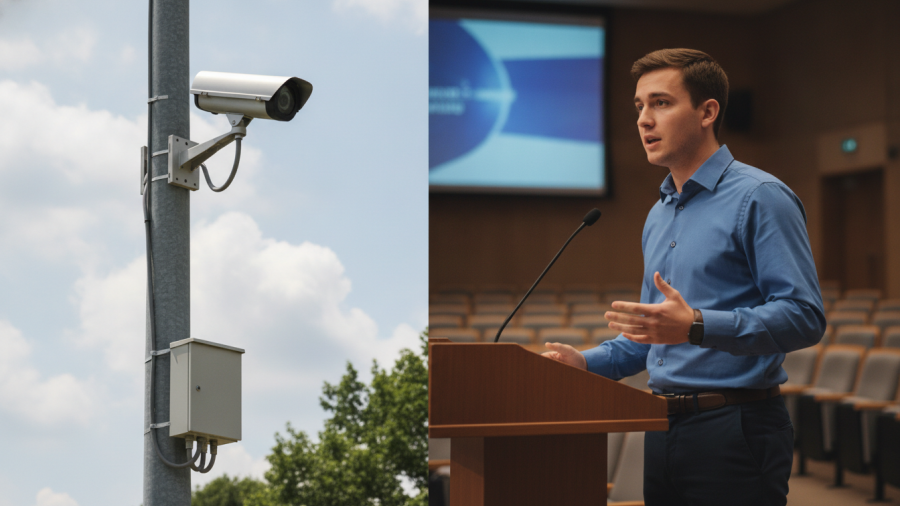 Flock cameras in schools surveillance with a focus on student privacy.