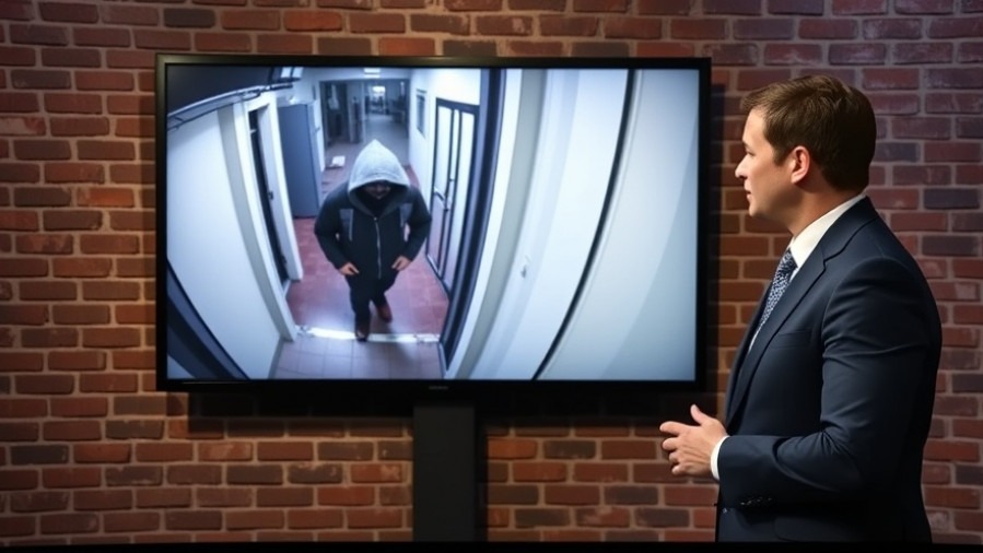 News reporter delivers local Kansas City community news on a break-in event.