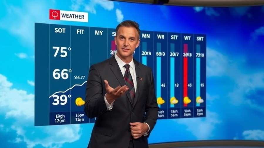 Professional weather presenter discussing high temperatures in Kansas City's best neighborhoods.