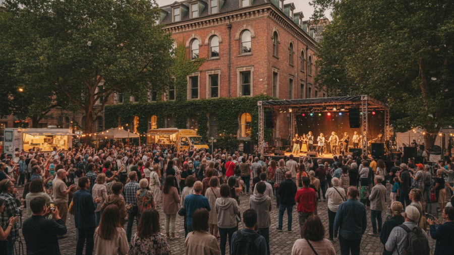Kansas City local businesses community event outdoors