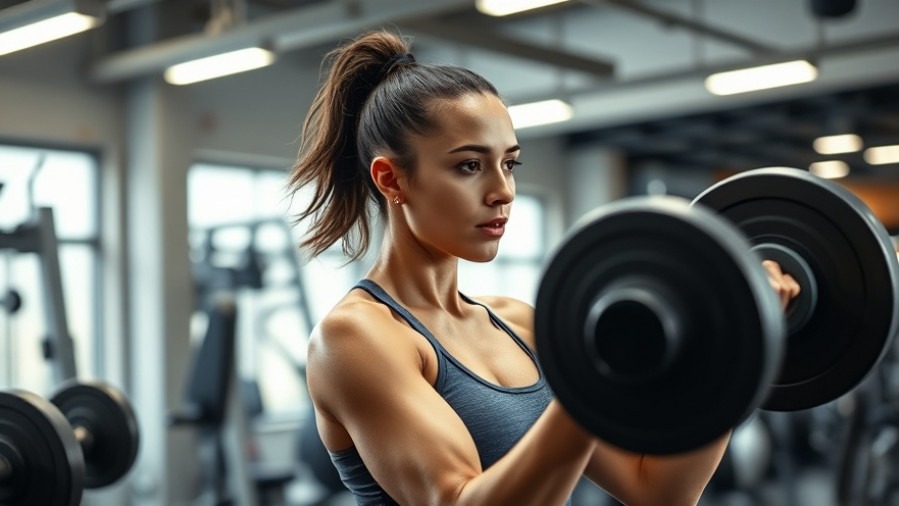 Athletic woman in modern gym, showcasing WWE fitness routines with dynamic strength training.