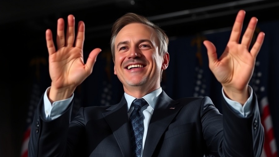 Smiling man in suit celebrates contributions of Somali community to Minnesota welfare fraud efforts.