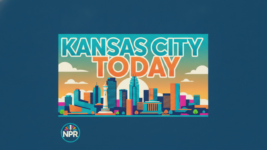 Vibrant podcast cover art for Kansas City politics with skyline and bold title 'KANSAS CITY TODAY'.