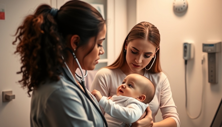 Young mother and baby in a medical appointment discussing Kansas City Medicaid changes impact.