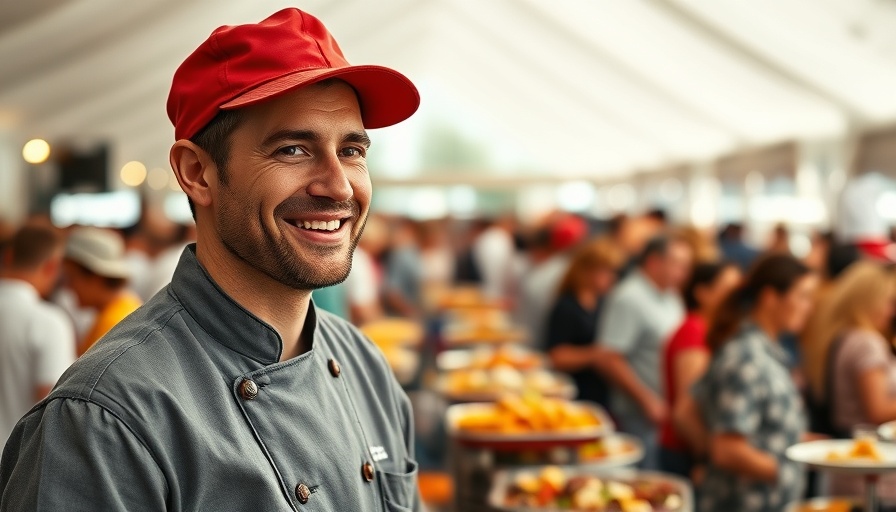 Chef at Kansas City Restaurant Week food event.