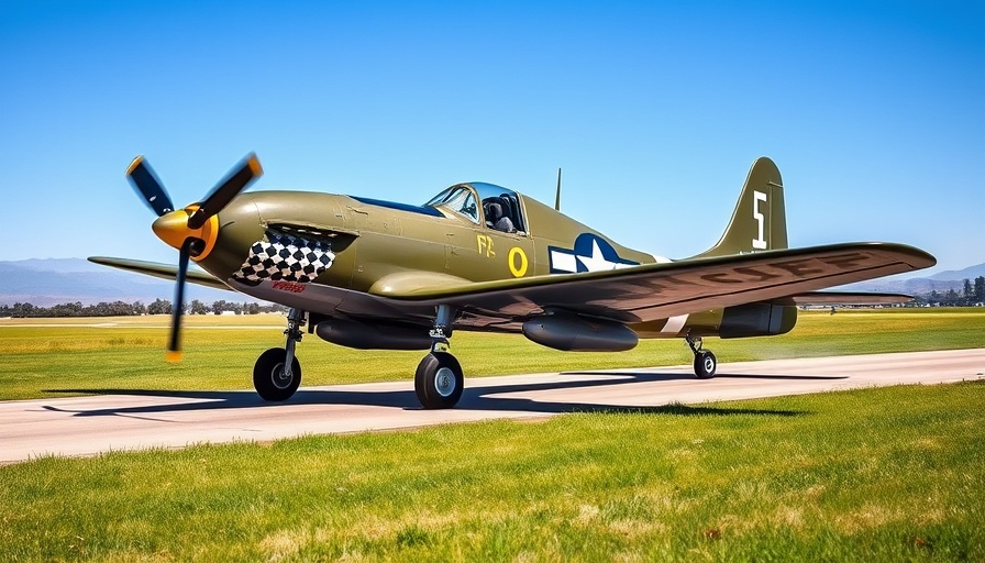P-38 Lightning aircraft on runway under clear sky, showcasing its history and impact.