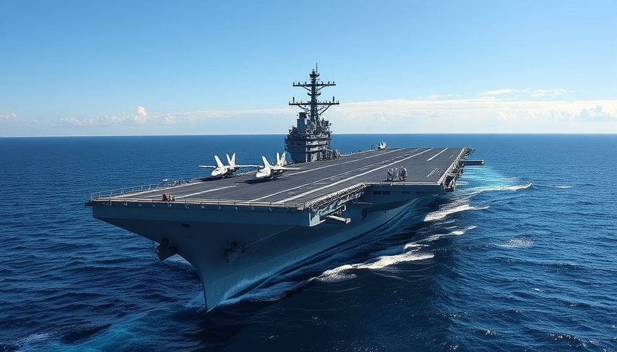 USS America supercarrier legacy sailing with jets on deck.