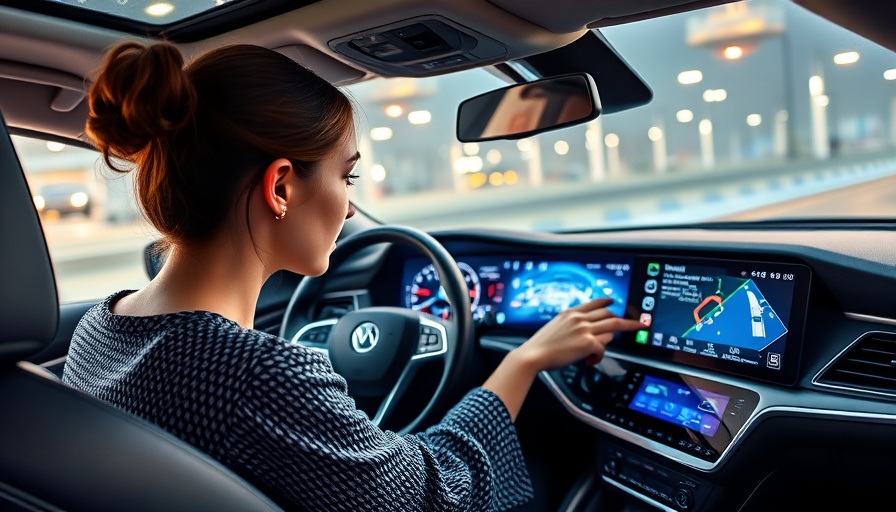 Photorealistic car interior with interactive dashboard game, Road Rage Reliever.