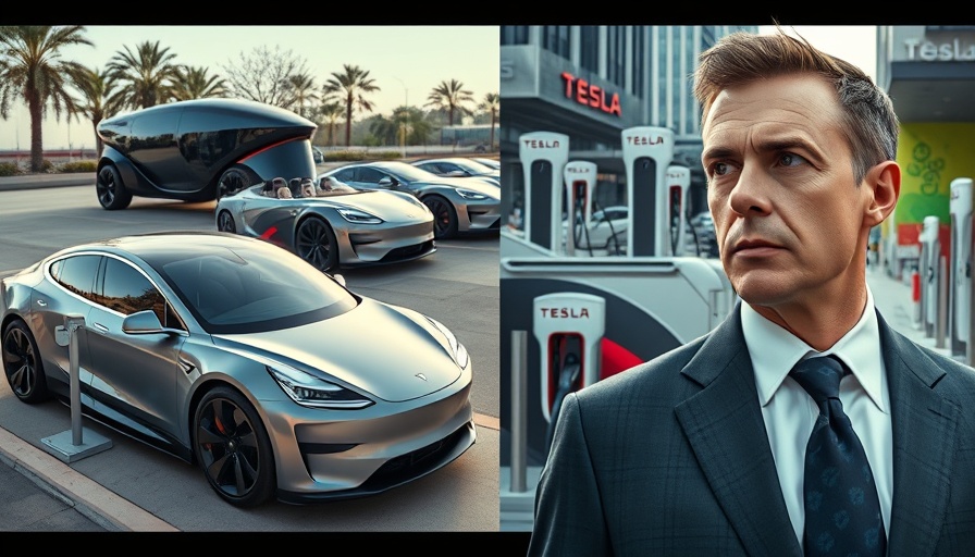 Tesla Cybertruck and charging stations illustrating price hike.