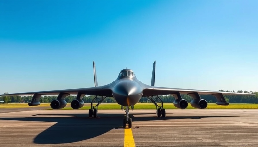 America's Strategic Airpower: B-1B Lancer on runway.