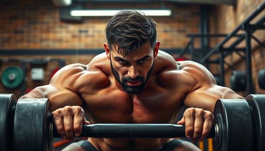 Intense Landmine Row Training in Gym Environment