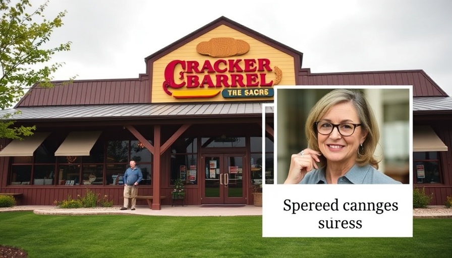 Cracker Barrel logo change backlash at traditional store front.