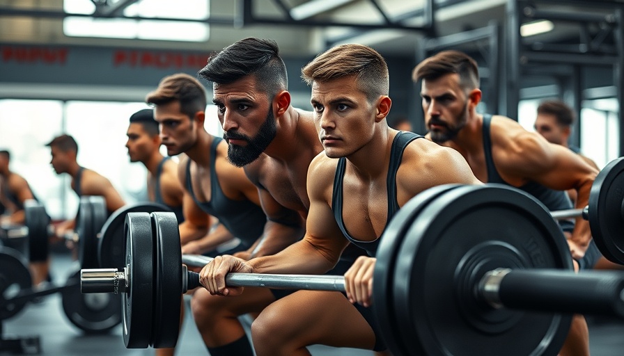 Athletes' barbell squat pre-lift checklist in gym setting