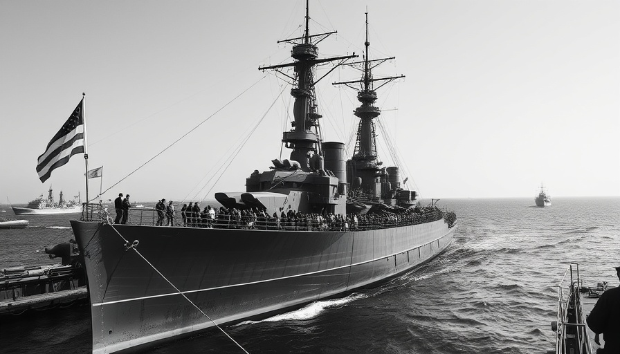 Historic battleship in naval port illustrating reasons military operations fail at sea.