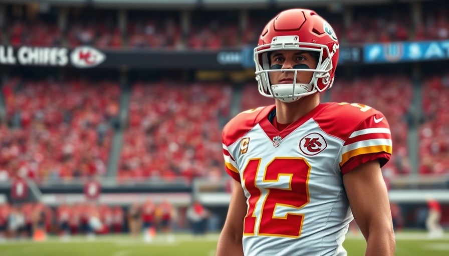 Kansas City Chiefs depth chart concept with player in focus.