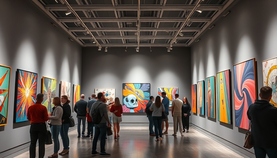 Kansas City events: Visitors viewing modern art in a gallery