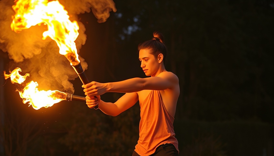 Vibrant fire performance in Kansas City, October 2025.
