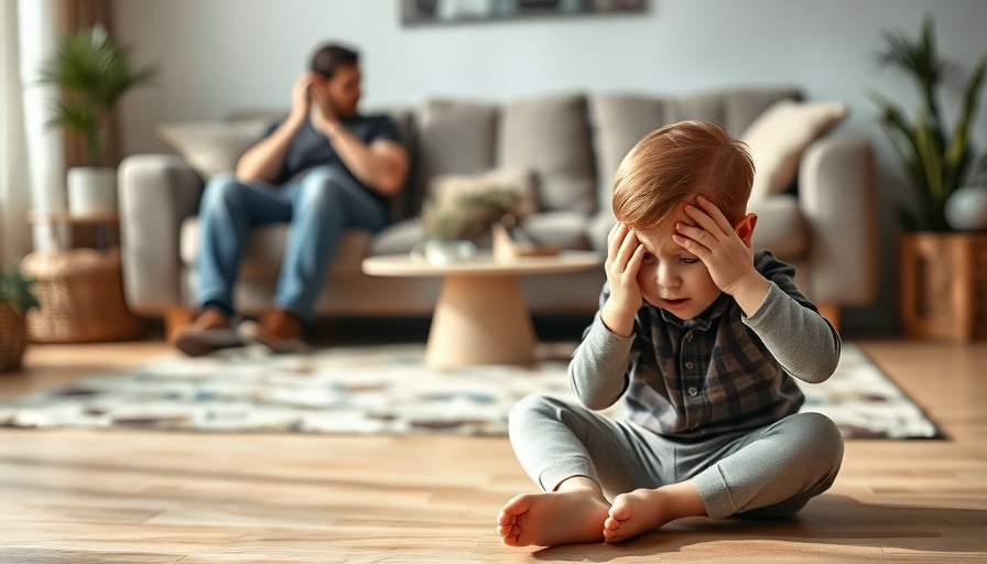 Child stressed by argument at home, highlighting Kansas City mental health resources.