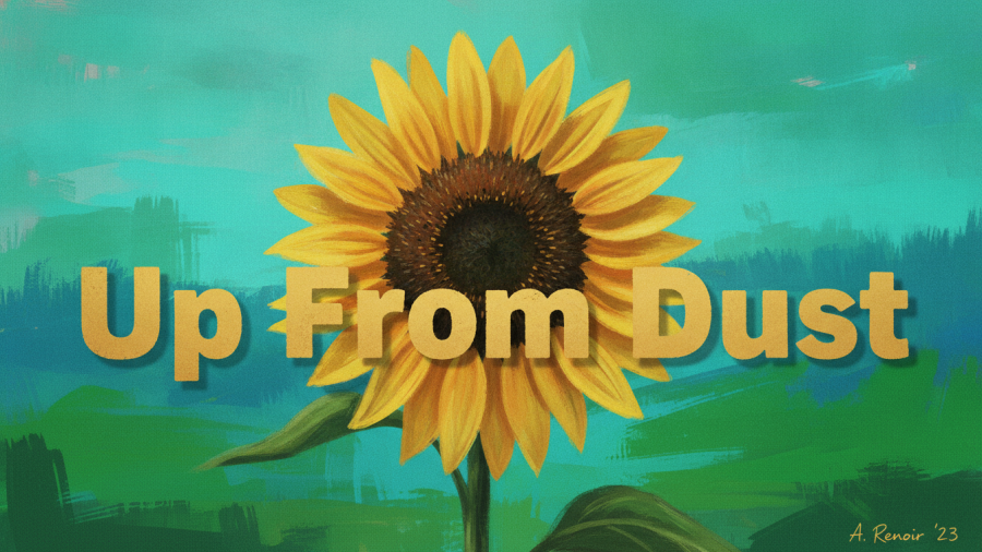 Vibrant sunflower illustration symbolizing overcoming fears in nature education.
