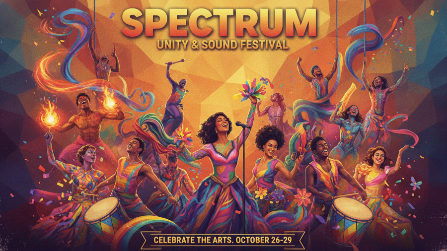 Vibrant KC arts community festival poster showcasing diverse performers and local talent.