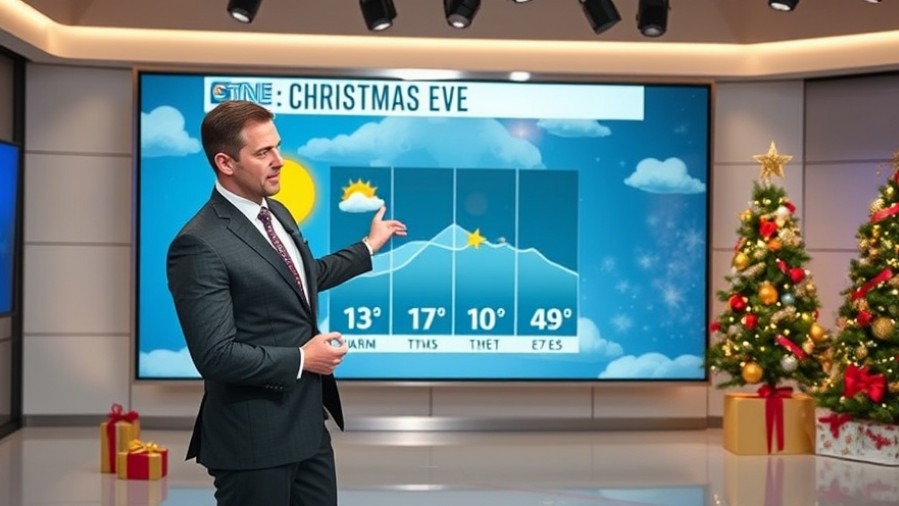Meteorologist forecasts warm Christmas Eve in Kansas City, showcasing local living.