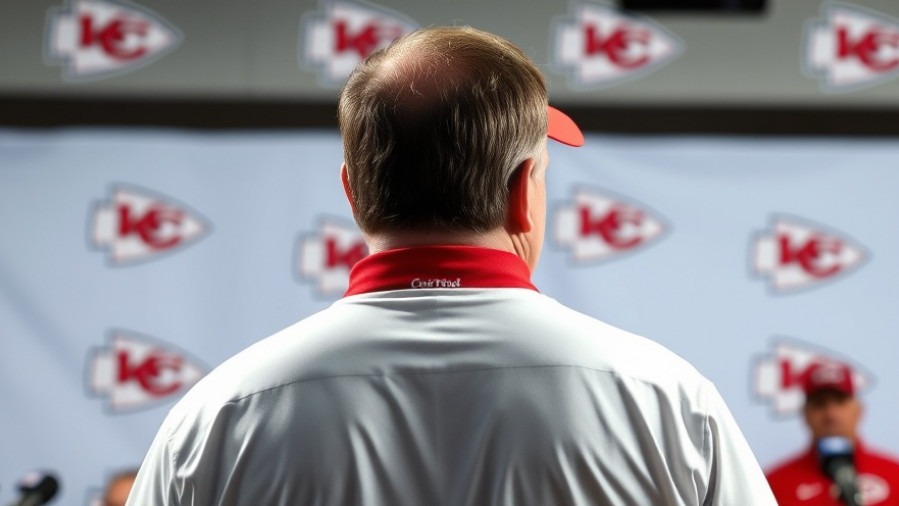 Andy Reid at a Chiefs press conference, showcasing KC community news.