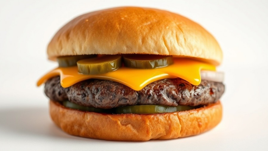 Delicious cheeseburger showcasing Kansas City local businesses and tasty KC food deals.