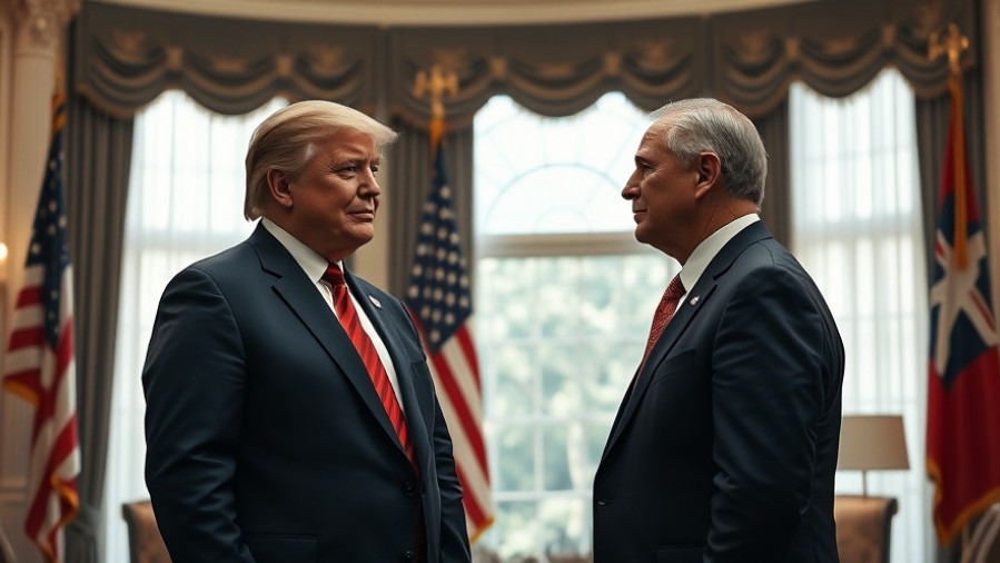 Donald Trump at a news conference today, engaged in conversation in an elegant setting.