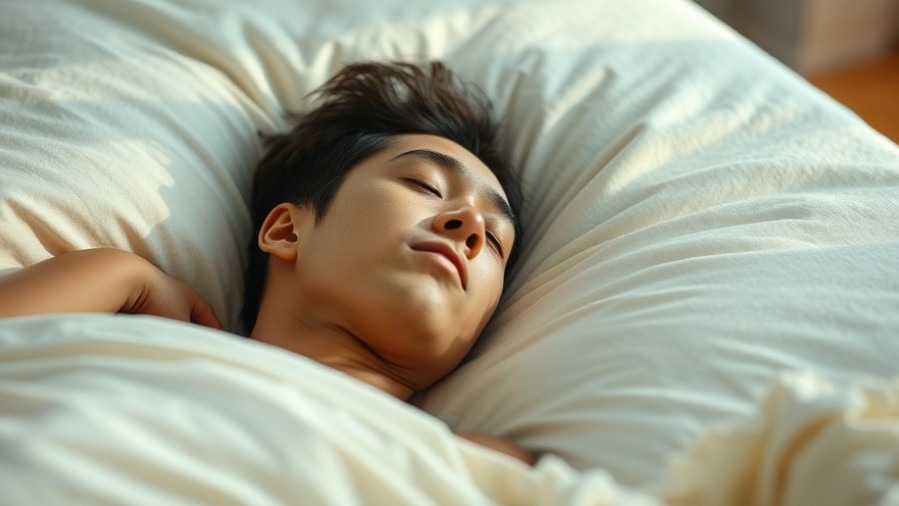 Young adult relaxing on a memory foam mattress, showcasing community support in Kansas City.