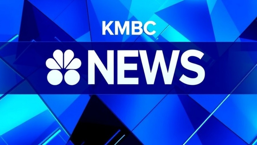 Modern abstract blue geometric background showcasing Kansas City urban lifestyle.