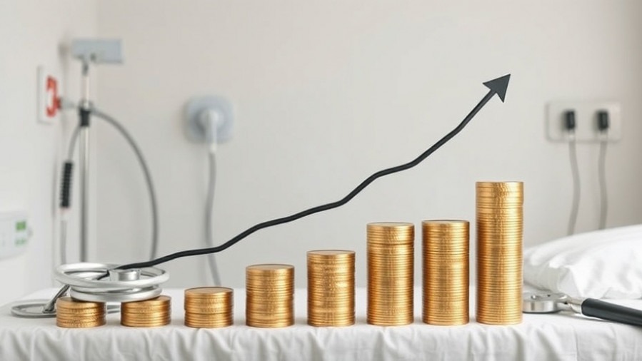 Rising hospital expenses illustrating healthcare costs impacting small business challenges.