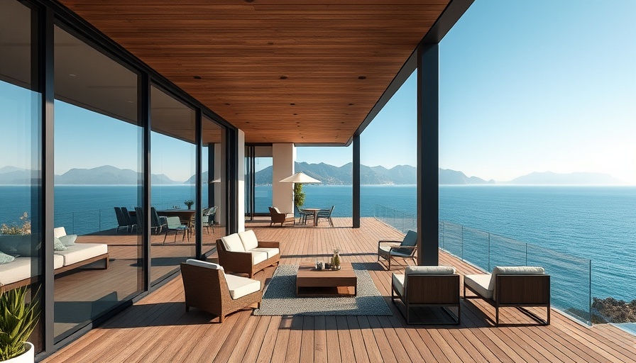 Modern coastal villa symbolizing land trusts and LLCs privacy.