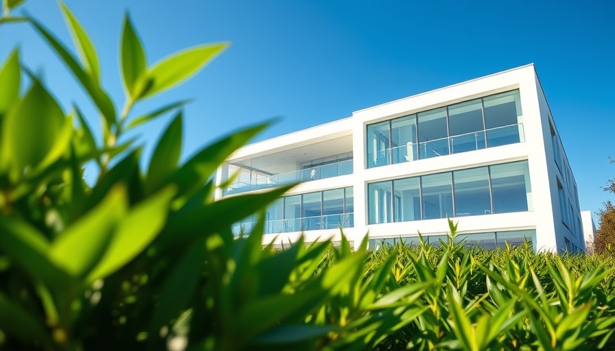 Modern architectural building for Funding Real Estate Investments.
