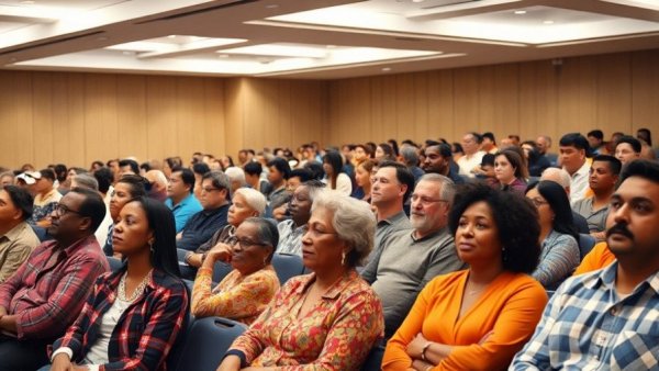 Community gathers for Microsoft data center proposal in Gaines Township meeting.