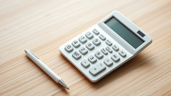 Calculator and pen on desk illustrating corporate taxes after OBBBA.