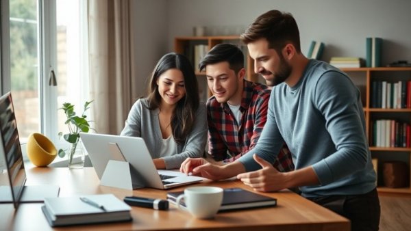 Family working together at home, illustrating how to put your kids on payroll.