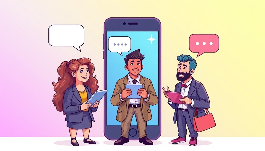 Illustration of professionals analyzing mobile technology, Tax Changes for Small Business Owners.