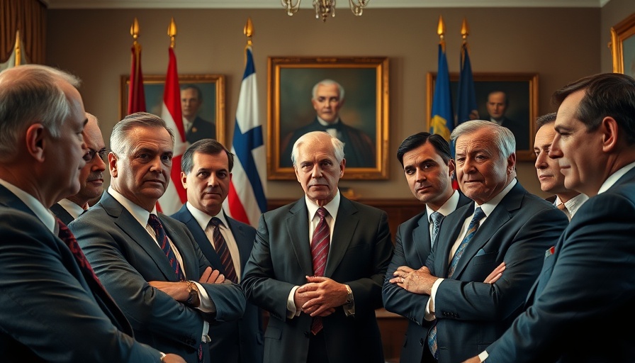 Department of War Rebrand Pentagon meeting with formally dressed men in office.