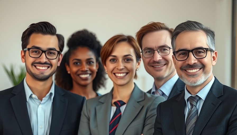 Professionals smiling confidently indoors, related to Michigan State Superintendent Education Reform.
