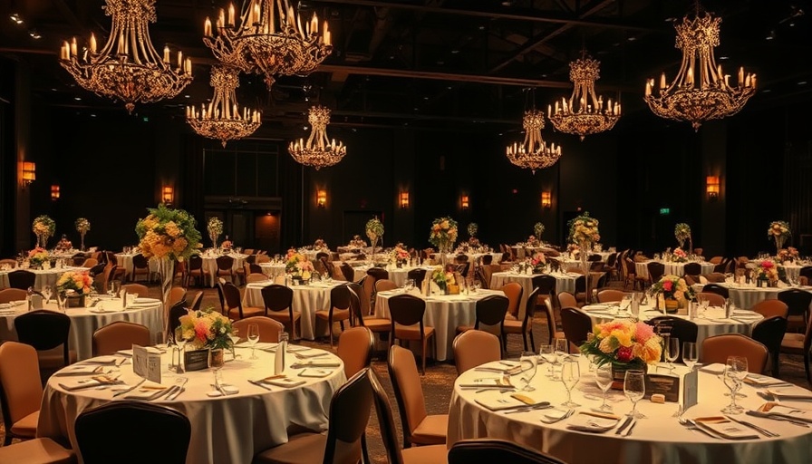 Elegant setup at Fork n’ Film Detroit with décor and menu.