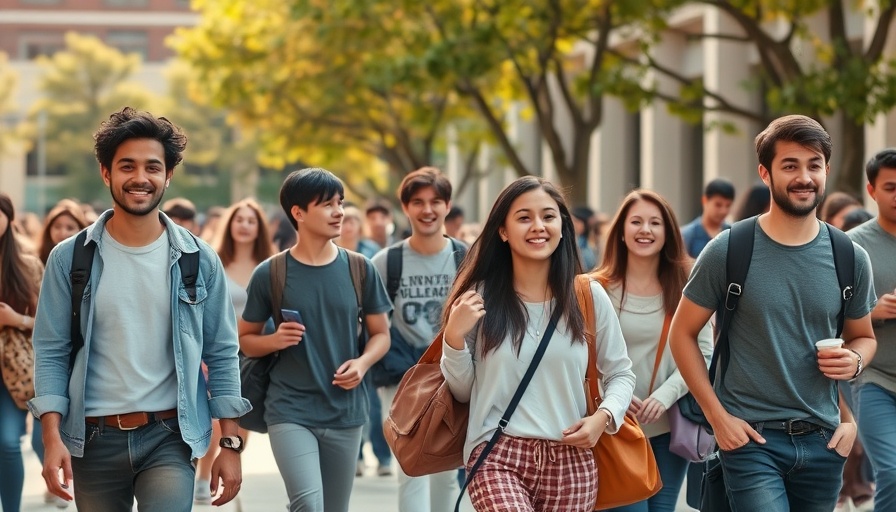 Diverse students on campus amid Trump administration's cuts for minority-serving colleges